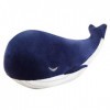 Baleine Bleue Animal en Peluche, 25cm Baleine de Bande Dessinée Super Doux en Peluche Animal de Mer Grande Baleine Peluche An