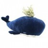 Baleine Bleue Animal en Peluche, 25cm Baleine de Bande Dessinée Super Doux en Peluche Animal de Mer Grande Baleine Peluche An