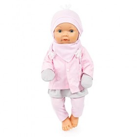 Bayer Design 84200AK Vêtements de poupée, Accessoire pour Poupon, Robe, Veste, Pantalon, Bonnet, écharpe, Gants