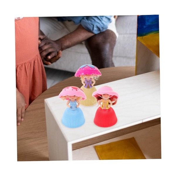 ibasenice 6 Pièces Mini Gobelets en Papier Mini Jouet Jouets pour Enfants Jouet De Gâteau Jouets pour Enfants Poupée Surprise