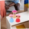 ibasenice 6 Pièces Mini Gobelets en Papier Mini Jouet Jouets pour Enfants Jouet De Gâteau Jouets pour Enfants Poupée Surprise