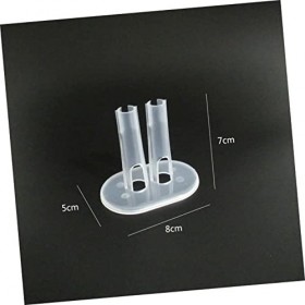 Toyvian 32 Pcs Debout Support Auxiliaire Poupée Playset Accessoires Clair Stand Action Figure Titulaire Figurines Détenteurs 