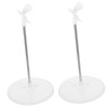 Toyvian 4 Pcs Support De Poupée Lol Défilé De Mode Action Figure Stand Figurines daction Stands Forme De Robe De Poupée Supp