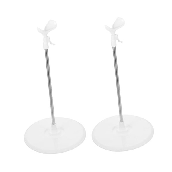 Toyvian 4 Pcs Support De Poupée Lol Défilé De Mode Action Figure Stand Figurines daction Stands Forme De Robe De Poupée Supp