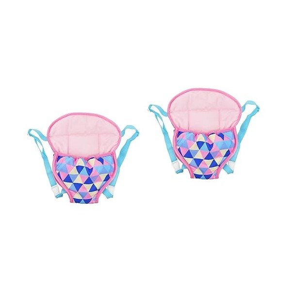 ibasenice 2 Pièces Pépinière Playset Mini Porte-Poupée Centre De Soins pour Bébés pour Poupées Bébé Porte-Bébé Respirant Port