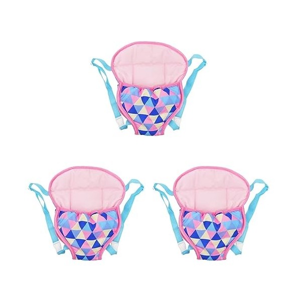 ibasenice 2 Pièces Pépinière Playset Mini Porte-Poupée Centre De Soins pour Bébés pour Poupées Bébé Porte-Bébé Respirant Port