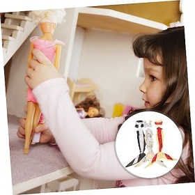 Toyvian 6 Ensembles Vêtements De Poupée Sirène Mini Vêtements De Poupée Tenues De Poupée Queue De Sirène Vêtements De Poupée 