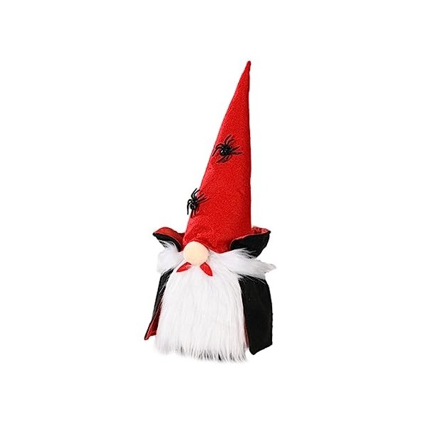 Toyvian 1Pc Poupée sans Visage Halloween Décor De Bureau en Peluche Bébé Poupée Halloween Rudolph Poupée Halloween Décoration