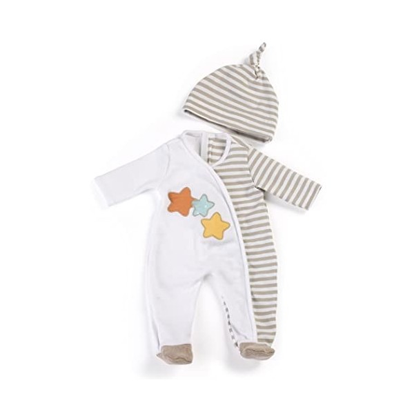 Miniland Pyjamas 31220 Vêtements pour poupées de 40 cm Beige