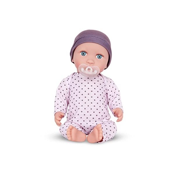14" Baby Doll W/PJS & Lilac Hat