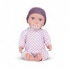 14" Baby Doll W/PJS & Lilac Hat