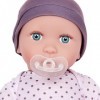 14" Baby Doll W/PJS & Lilac Hat