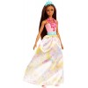 Barbie Dreamtopia poupée princesse Bonbons brune et robe multicolore, jouet pour enfant, FJC96