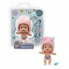 Cicciobello - Amis Animal Cuties Cat Boy, Mini Personnage avec Casquette danimal et Queue sur la Couche, pour Les Filles de 