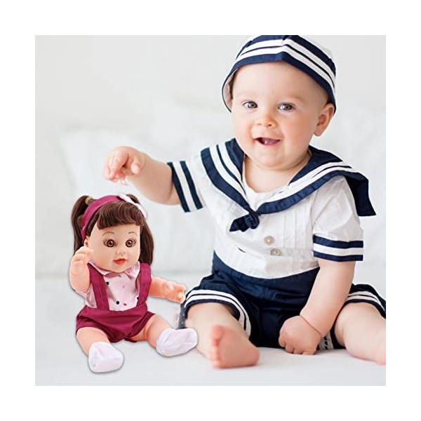 leryveo Petite poupée bébé au Corps Mou,Poupées bébé avec vêtements et Accessoires dalimentation | Stimulation, Coffret Cade