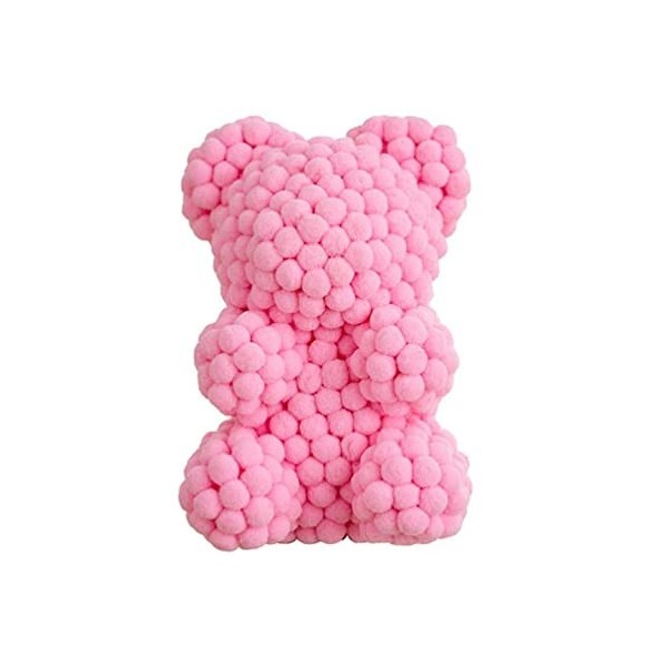 Poupée Décorative D’été Améliorée Teddy-Doll Rose Foam Ball Table Décoration Cadeau Pour Les Vacances D’anniversaire Saint-Va