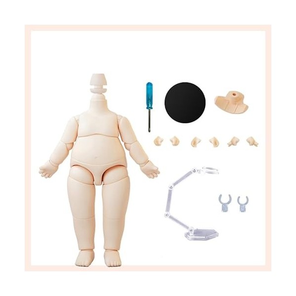 XiDonDon Corps de poupée Animale en PVC pour GSC, 1/12 BJD tête de poupée Figurine daction Filles garçons Jouets poupées Acc