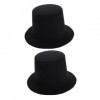 Didiseaon 6 Pièces Mini Cm Tenues Top Artisanat Accessoires De Chats Noirs Décor De Chien Accessoires De Chapeau Magicien Enf