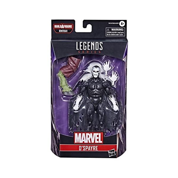 Marvel Hasbro Legends Series Doctor Strange in The Multiverse of Madness, Figurine D’Spayre MCU de 15 cm, 2 Accessoires, pièc