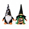 Didiseaon 2 Pièces Poupée dhalloween GNOME De Ferme GNOME Suédois Fait à La Main Peluche Typhlosion Chiffres Suédois Jouets 