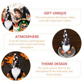 Didiseaon 2 Pièces Poupée dhalloween GNOME De Ferme GNOME Suédois Fait à La Main Peluche Typhlosion Chiffres Suédois Jouets 