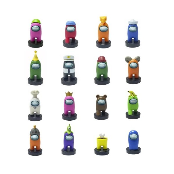 Bizak Among Us S2 - Figurine Pack 2 Assortiment aléatoire 64110215 Multicolore