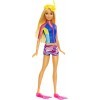 Barbie La Magie des Dauphins Poupée Blonde avec Figurine de Chien, Dauphin Sonore, et Accessoires, Jouet pour Enfant, FBD63