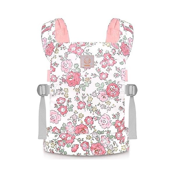 GAGAKU Porte Bebe Poupee Avant et arrière pour poupées, Accessoires pour poupées en Coton, Porte poupée avec Sangles Ajustabl