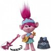 Hasbro DreamWorks Trolls Pop & Rock Poppy Poupée chantante avec 2 Looks et Sons différents, Chante des Trolls Qui veulent Jus