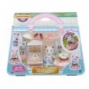 Sylvanian Families - La valisette de mode et grande soeur souris marshmallow - 5540 - Figurines Prêt-à-jouer - Mini Poupées