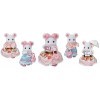 Sylvanian Families - La valisette de mode et grande soeur souris marshmallow - 5540 - Figurines Prêt-à-jouer - Mini Poupées