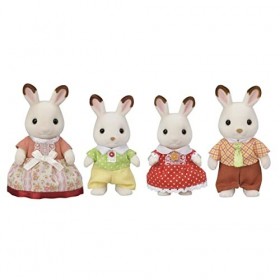 SYLVANIAN FAMILIES 5655 La Famille Lapin Chocolat Colorful nouveau packaging