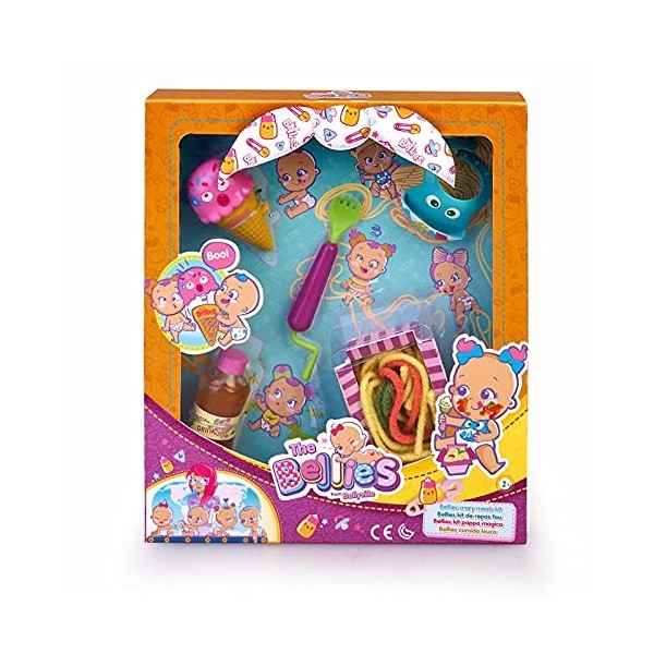 The Bellies From Bellyville- Bellies Crazy Meals Kit de poupée bébé pour Enfants de 3 Ans, 700015537