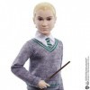 Harry Potter Poupée Drago Malefoy en tenue de sorcier Serpentard, cadeau d’anniversaire, à collectionner, Jouet Enfant, Dès 3