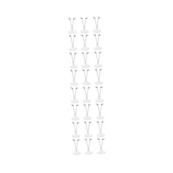 Toyvian 12 Pcs Maison De Poupée Décoration Stand Support De Poupée Figurine daction Support en Métal Présentoir pour Objets 