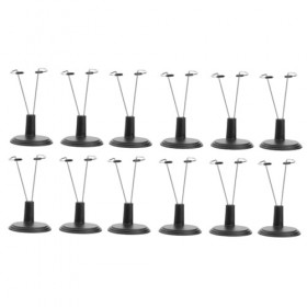 Toyvian 12 Pièces Vitrine De Jouets De Bureau pour Figurines Jouets en Bois pour Enfants Poupées Accessoires De Jouets pour E