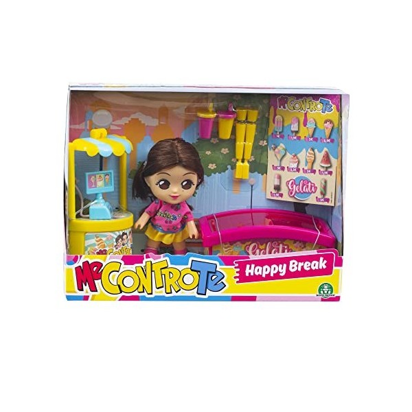 Giochi Preziosi Me Contro Te - Happy Break Ice Cream Mini Playset avec Sofi et Accessoires pour Votre crème glacée, pour Fill