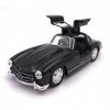 Welly Mercedes Benz 300 SL modèle de Licence de Voiture Produit 1: 34-1: 39 Noir