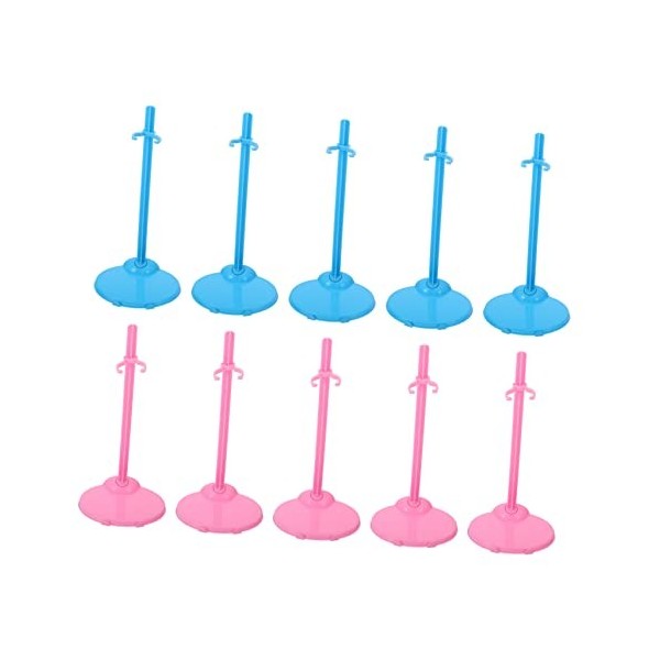 ibasenice 20 Pièces Support De Poupée Poupée Présentoir Poupée Support Stent Support De Jouet Support Action Figure Stand Sta