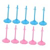 ibasenice 20 Pièces Support De Poupée Poupée Présentoir Poupée Support Stent Support De Jouet Support Action Figure Stand Sta
