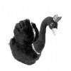 ibasenice 1 PC Cygne Noir Poupée Coussin Oreiller Enfants Décor Rétro Coussins Cygne Oreiller Cygne en Peluche en Peluche Enf