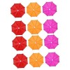 STOBOK 6 Pièces Mini Parapluie Jouet Mini Parapluie Pluvieux Ensoleillé Parapluie De Jardin Féerique Décorations De Bonsaï Ha