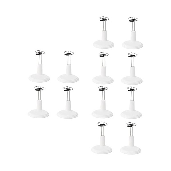 ibasenice 12 Pcs Xxcm Supports avec Mannequin Support DAccessoires Enfant Et Maison Stable Ours Chiffres Magasin Poupée De M