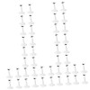 ibasenice 12 Pcs Xxcm Supports avec Mannequin Support DAccessoires Enfant Et Maison Stable Ours Chiffres Magasin Poupée De M