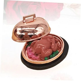 Abaodam 3 Pièces Modèle Mini Dinde Maison De Poupée Enfant Artisanat