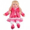 TOYLAND Filles Enfants 14 "Cute Sitting Doll Dress Up - avec Dress & Rose Jacket