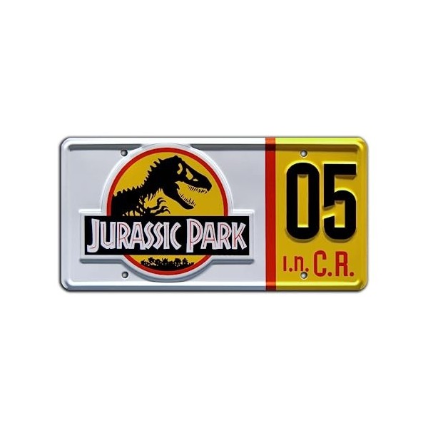 Jurassic Trilogy | Explorer 05 | Metal Stamped License Plate