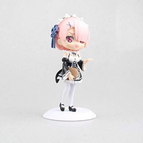 SDQDZZ 15 Vie dun Autre Monde Q Version Big Eyed Doll Ram REM REM poupée Sculpture Cadeau modèle oeuvre Anime