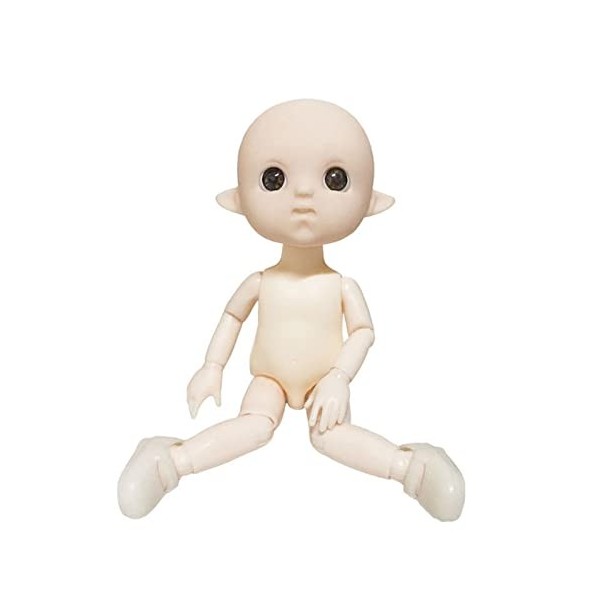 GUISHANLI 1 6cm BJD Poupée 13 poupées Elfes articulées Mobiles Petit Diable Face Nue Nue Corps Non Face up Dolls Toy for Fill