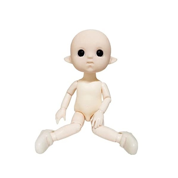 GUISHANLI 1 6cm BJD Poupée 13 poupées Elfes articulées Mobiles Petit Diable Face Nue Nue Corps Non Face up Dolls Toy for Fill